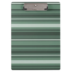 Sage green stripes clipboard