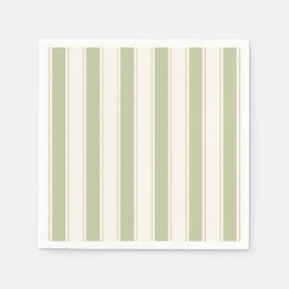 Sage Green Stripes Napkin