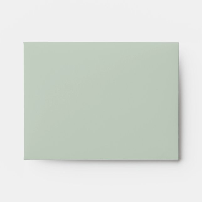 Sage Green Thank You Envelope (Front)