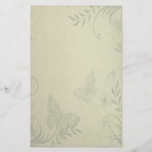 Sage Green Vintage Stationery