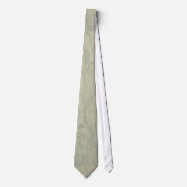 Sage Green Vintage Tie (Front)