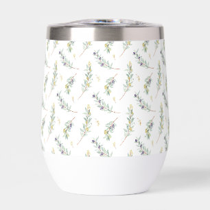 Sage Green Watercolor French Country Olive Pattern