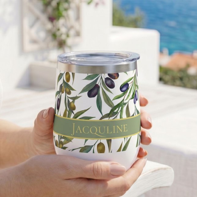 Sage Green Watercolor French Country Olive Pattern (Creator Uploaded)
