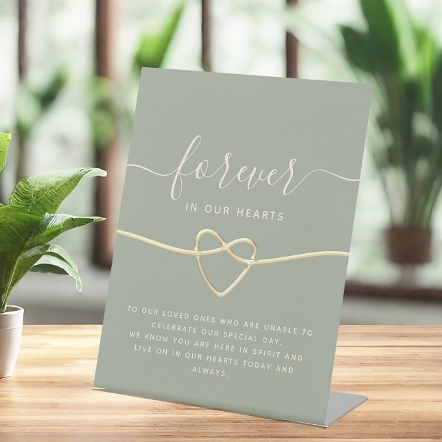 Sage Green Wedding Memorial Table Sign (Creator Uploaded)