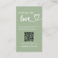Sage Green Wedding Photos Capture The Love QR Code