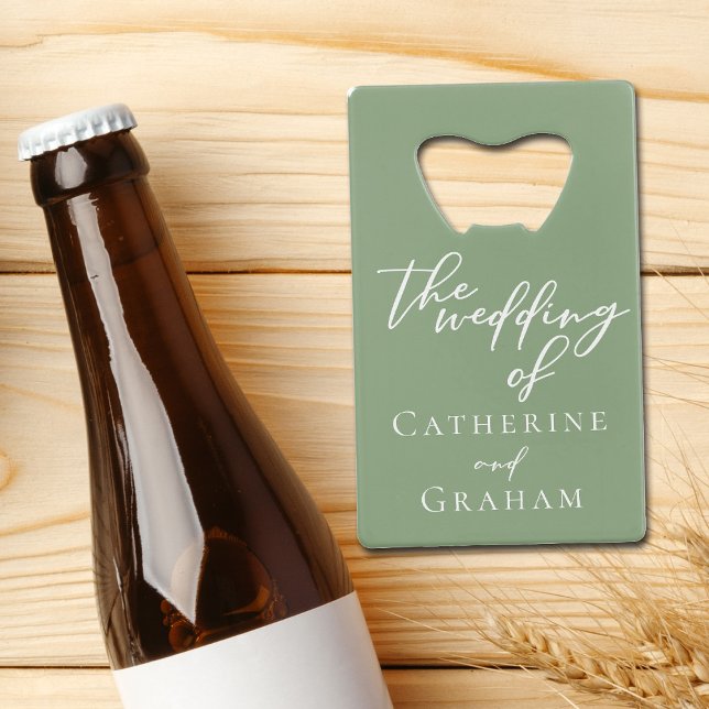 Sage Green White Typography Custom Wedding (Creator Uploaded)