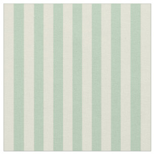 Sage Green & Yellow Stripes Fabric