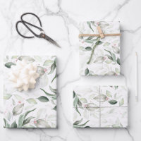 Sage Greenery Elegant Soft Rose Gold Foliage