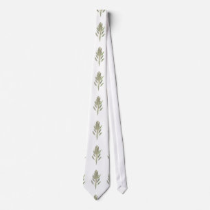Sage herb botanical plant greenery Kitchen Tie