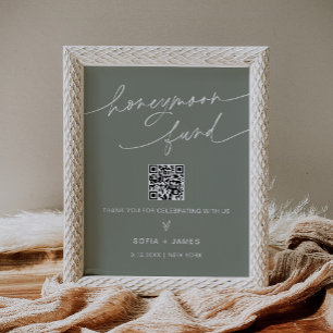 SAGE Honeymoon Fund Wedding Sign