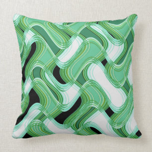 Sage & Ivory Cotton Throw Pillow by C.L. Brown