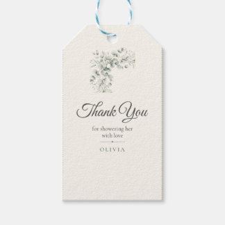 Sage & Lace Favour Tag — Thank You