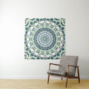 Sage Lavender Mandala Tapestry