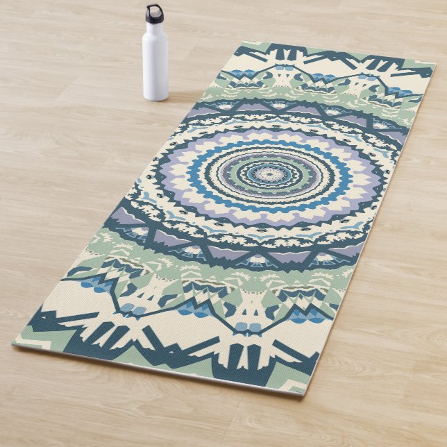 Sage Lavender Mandala Yoga Mat (In Situ)