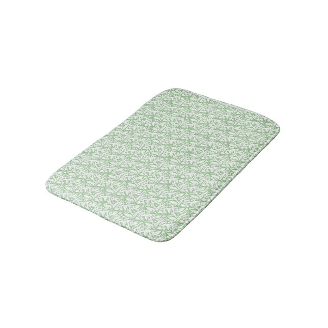Sage Life Bath Mat by Adiela Akoo (Angled)