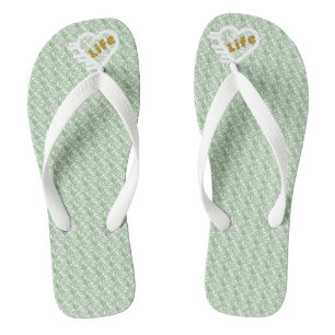 Sage Life Flip Flops designed by Poet Adiela Akoo