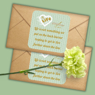 Sage Life Sticker by Poet Adiela Akoo