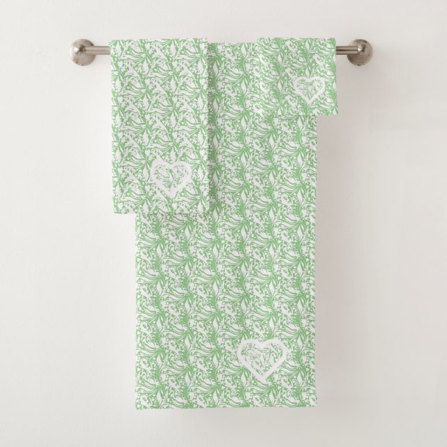 Sage Life Towel Set by Adiela Akoo (Insitu)
