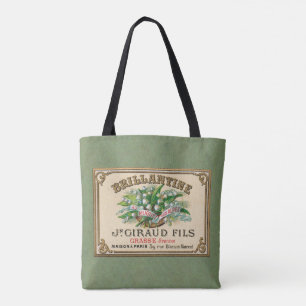 Sage Lily of the Valley French Perfume Tote Bag