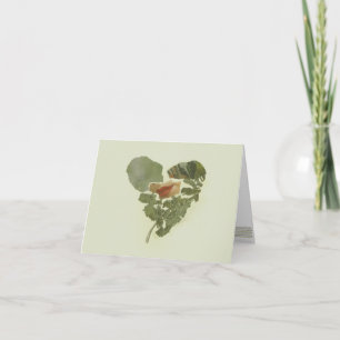 sage lips holiday card