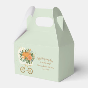 Sage Little Pumpkin Baby Shower Favour Box