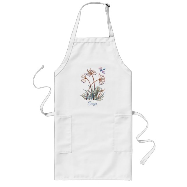 Sage Long Apron (Front)