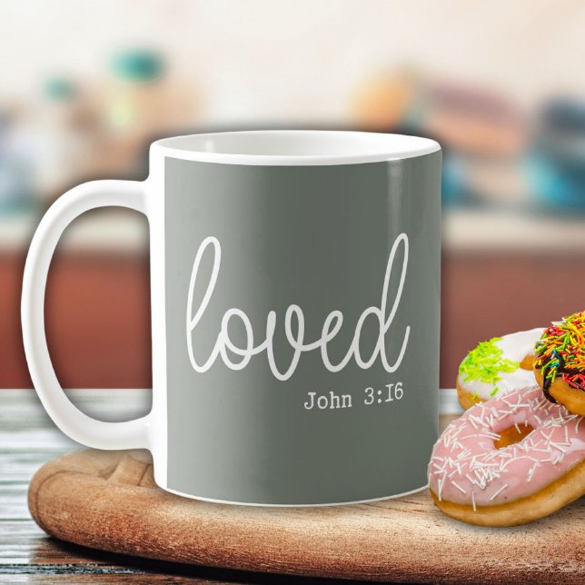 Sage Love Faith Quote minimalist Coffee Mug (Creator Uploaded)