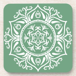 Sage Mandala Coaster