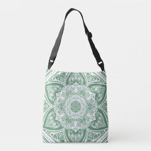 Sage Mandala Crossbody Bag