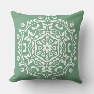 Sage Mandala Outdoor Cushion