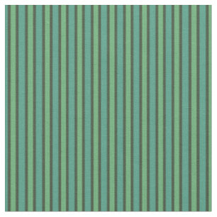 Sage, Mint & Charcoal Vertical Stripes Fabric