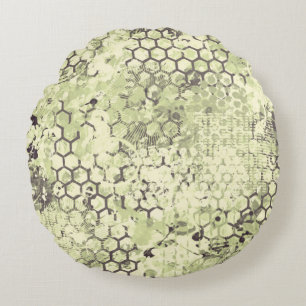 Sage Odyssey Round Cushion