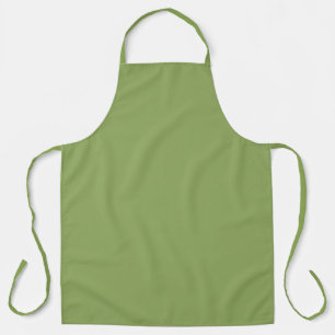Sage Olive Green Solid Colour Apron
