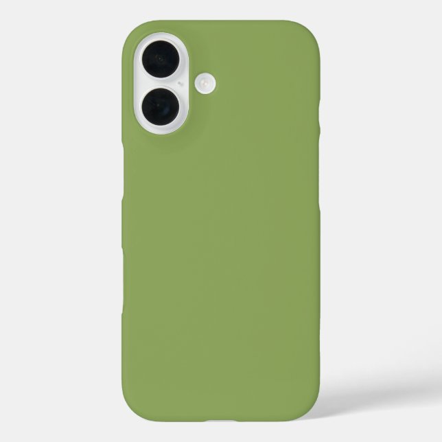 Sage Olive Green Solid Colour  Case-Mate iPhone Case (Back)