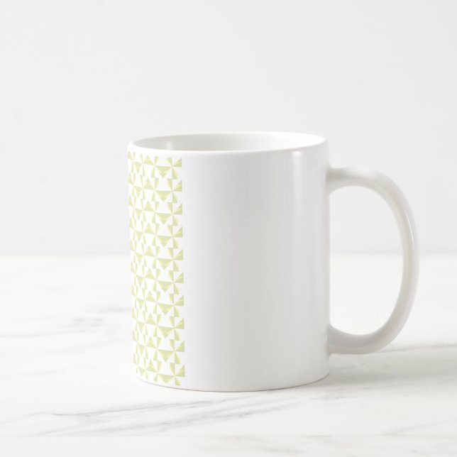 Sage Pinwheels Coffee Mug (Right)