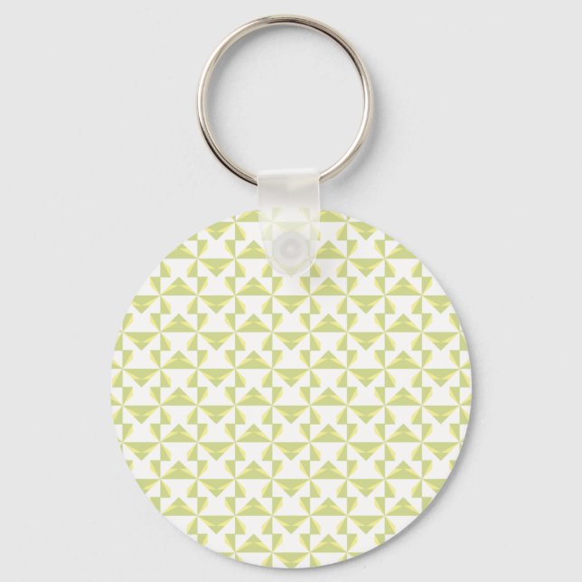 Sage Pinwheels Key Ring (Front)