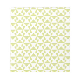 Sage Pinwheels Scrapbook Paper Notepad