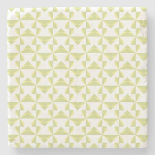 Sage Pinwheels Stone Coaster
