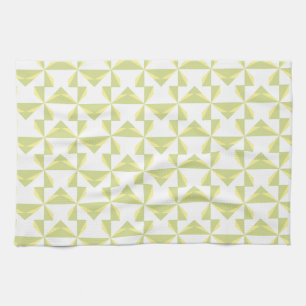 Sage Pinwheels Tea Towel