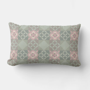 Sage & Rose Throw Pillow 