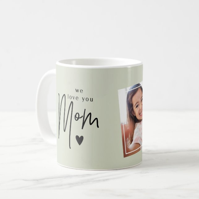 Sage Script Coffee Mug (Front Left)