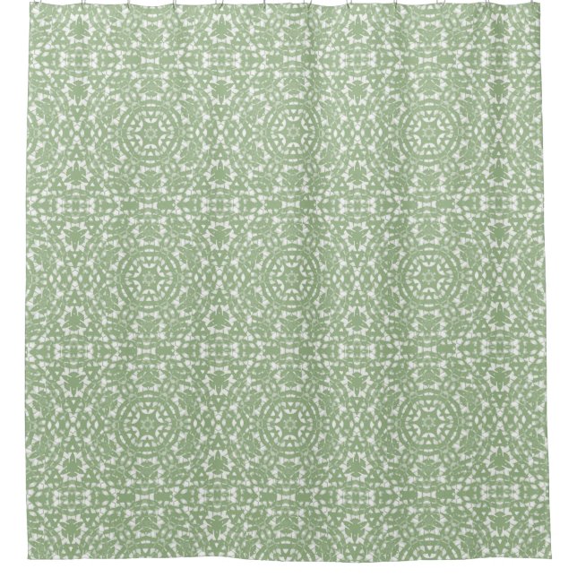 Sage Serenity Shower Curtain (Front)