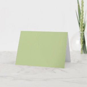 Sage Solid Colour Card