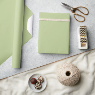 Sage Solid Colour Wrapping Paper