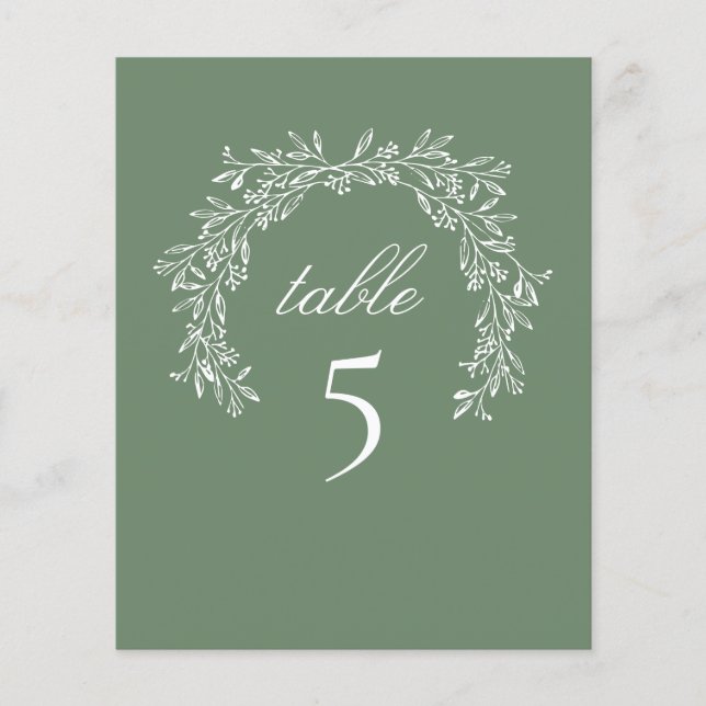 Sage Table Luxury Botanical Wreath (Front)