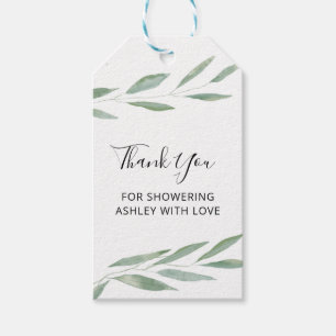 Sage Vine Thank You for Showering Me with Love Gift Tags
