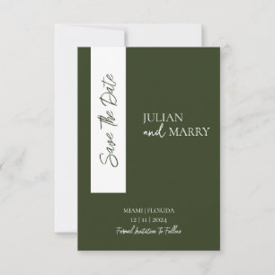 SAGE Whispers Soiree With Photo Save The Date