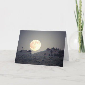 Sagebrush Moon - Photo Greeting Card