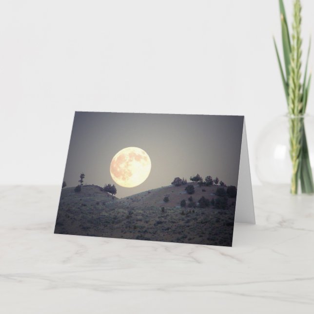 Sagebrush Moon - Photo Greeting Card (Front)