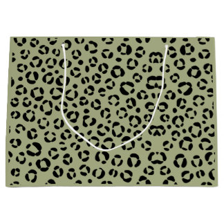 Saged Leopard Large Gift Bag